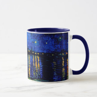Van Gogh Starry Night Over Rhone  (F474) Fine Art Mug