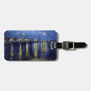Van Gogh Starry Night Over Rhone Luggage Tag