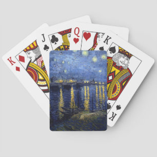 Van Gogh Starry Night Over Rhone Playing Cards