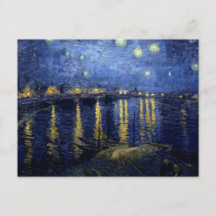 Van Gogh Starry Night Over Rhone Postcard