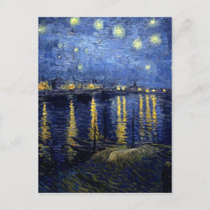 Van Gogh Starry Night Over Rhone Postcard