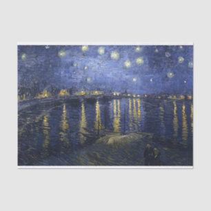 Van Gogh   Starry Night Over The Rhone   1888 Tissue Paper