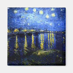 Van Gogh - Starry Night over the Rhone 2020 Magnet