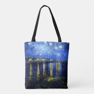 Van Gogh - Starry Night over the Rhone 2020 Tote Bag