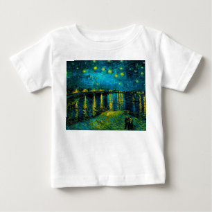Van Gogh Starry Night Over the Rhône  Baby T-Shirt