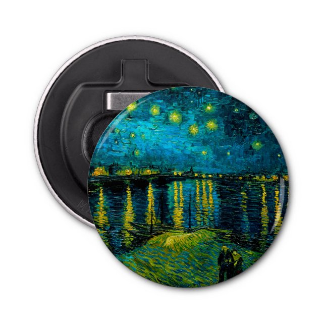 Van Gogh Starry Night Over the Rhône  Bottle Opener (Front)