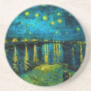 Van Gogh Starry Night Over the Rhône Coaster