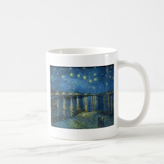Van Gogh: Starry Night Over the Rhone Coffee Mug (Right)