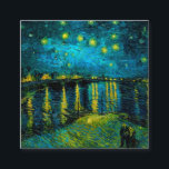 Van Gogh Starry Night Over the Rhône  Enclosure Card<br><div class="desc">Enclosure Cards featuring Vincent van Gogh’s oil painting Starry Night Over the Rhône (1888). Shining yellow stars decorate the blue night sky as a couple strolls along a riverbank in Arles. A perfect gift for fans of Post-Impressionism and Dutch art.</div>