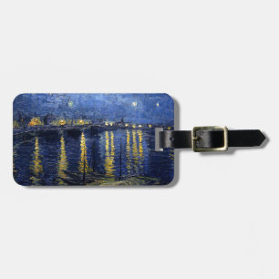 Van Gogh: Starry Night Over the Rhone Luggage Tag