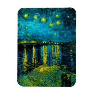 Van Gogh Starry Night Over the Rhône  Magnet