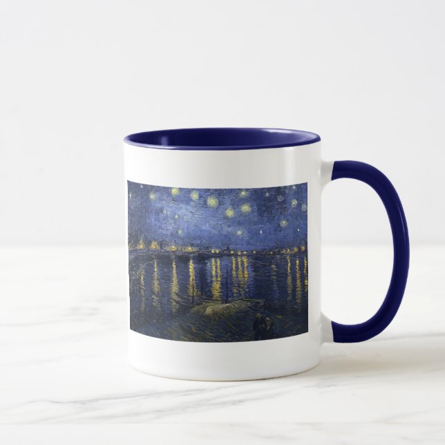 Van Gogh Starry Night Over the Rhone Mug (Right)