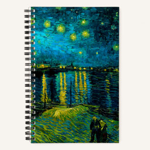 Van Gogh Starry Night Over the Rhône  Notebook