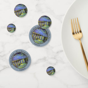 van Gogh Starry Night Over the Rhone Party Items Confetti