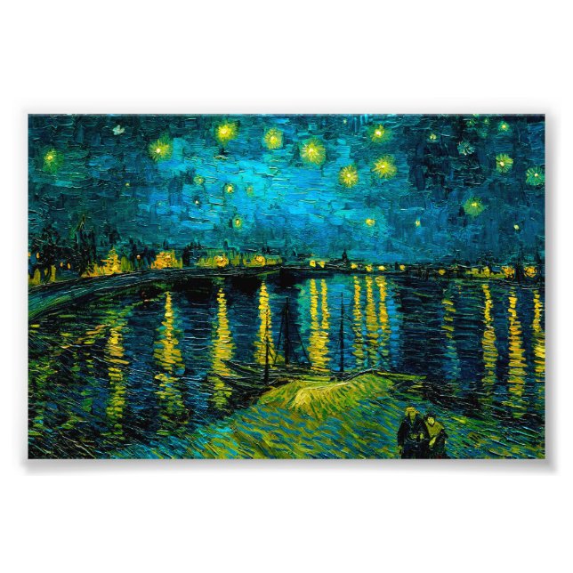 Van Gogh Starry Night Over the Rhône  Photo Print (Front)