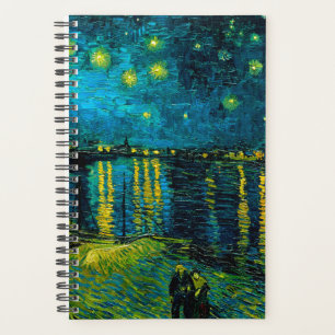 Van Gogh Starry Night Over the Rhône Planner