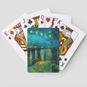 Van Gogh Starry Night Over the Rhône Playing Cards