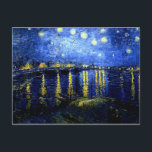 Van Gogh - Starry Night over the Rhone Postcard<br><div class="desc">Starry Night over the Rhone,  famous painting by Vincent van Gogh</div>