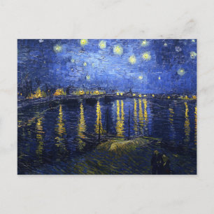 Van Gogh Starry Night Over The Rhone Postcard