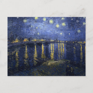 Van Gogh Starry Night Over The Rhone Postcard