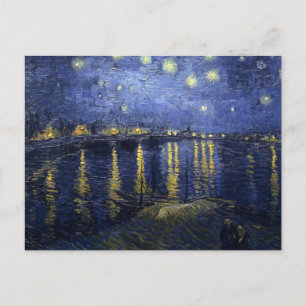 Van Gogh Starry Night Over The Rhone Postcard