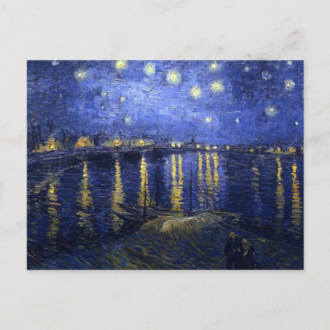 Van Gogh: Starry Night Over the Rhone Postcard (Front)