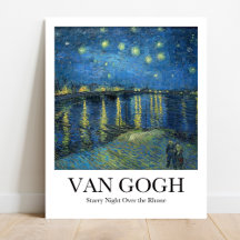 Van Gogh Starry Night Over the Rhône Print