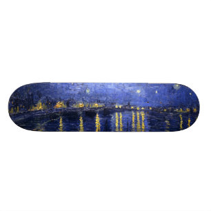 Van Gogh: Starry Night Over the Rhone Skateboard