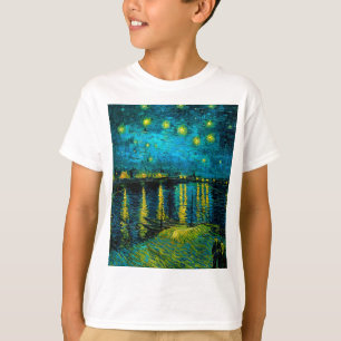 Van Gogh Starry Night Over the Rhône  T-Shirt