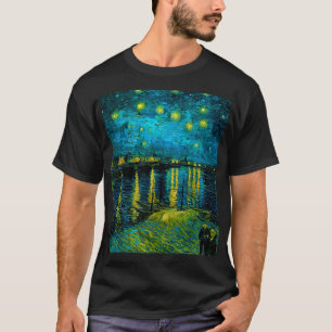 Van Gogh Starry Night Over the Rhône  T-Shirt