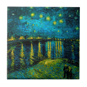 Van Gogh Starry Night Over the Rhône  Tile