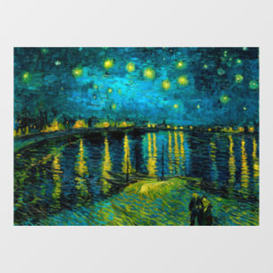 Van Gogh Starry Night Over the Rhône Window Cling