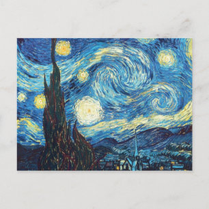 Van Gogh Starry Night Painting Postcard