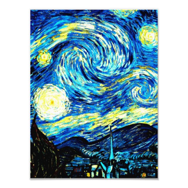Van Gogh - Starry Night Photo Print (Front)