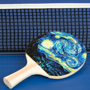 Van Gogh - Starry Night Ping Pong Paddle
