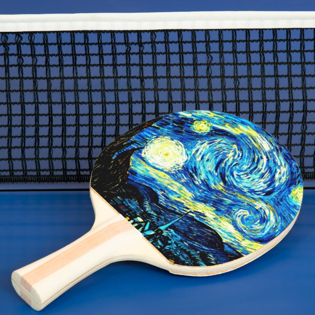Van Gogh - Starry Night Ping Pong Paddle (Insitu)