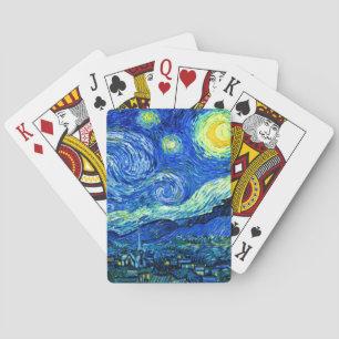 van gogh - starry night playing cards