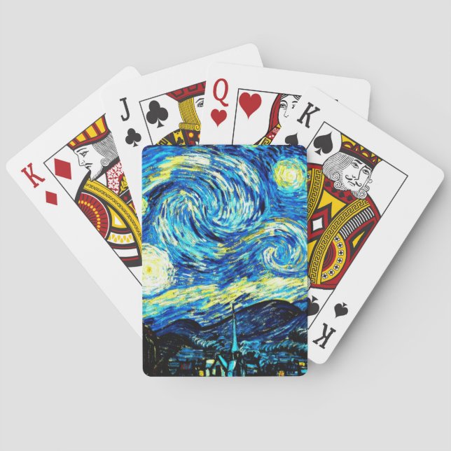 Van Gogh - Starry Night  Playing Cards (Back)