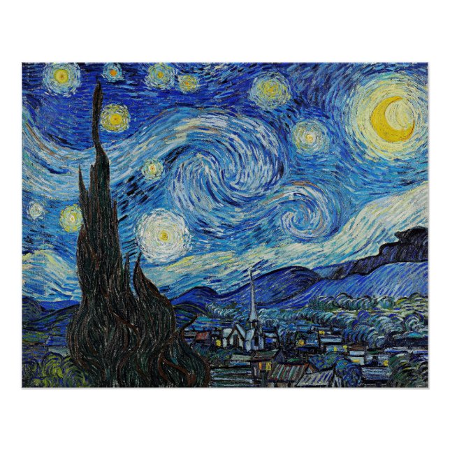 Van Gogh - Starry Night Poster (Front)