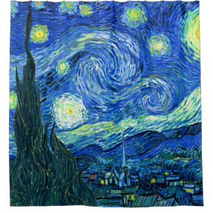 Van Gogh Starry Night Shower Curtain