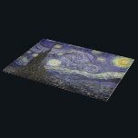 Van Gogh Starry Night Tempered Glass Cutting Board<br><div class="desc">Van Gogh Starry Night Tempered Glass Cutting Board - Glass Gifts - Food Preparation This gorgeous tempered glass cutting board is beautiful and would look great on your countertop or on your dining room table. You can place hot food items on top for service for your guests, or use to...</div>