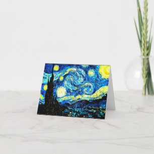 Van Gogh - Starry Night Thank You Card