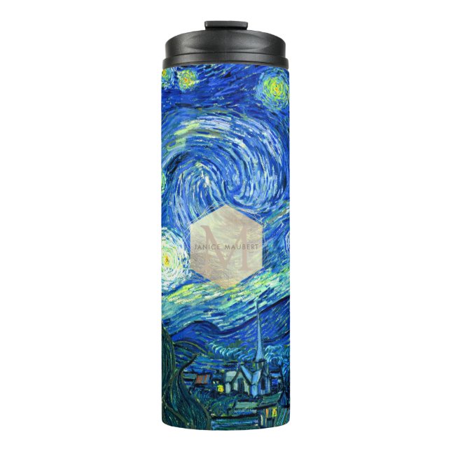 Van Gogh Starry Night Thermal Tumbler (Front)