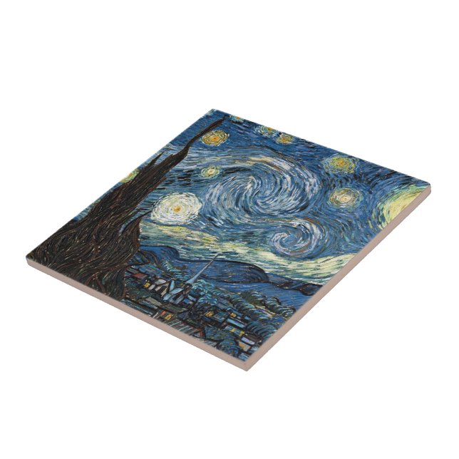 Van Gogh Starry Night Tile (Side)