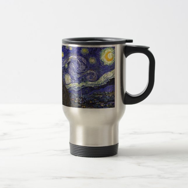 Van Gogh Starry Night Travel Mug (Right)