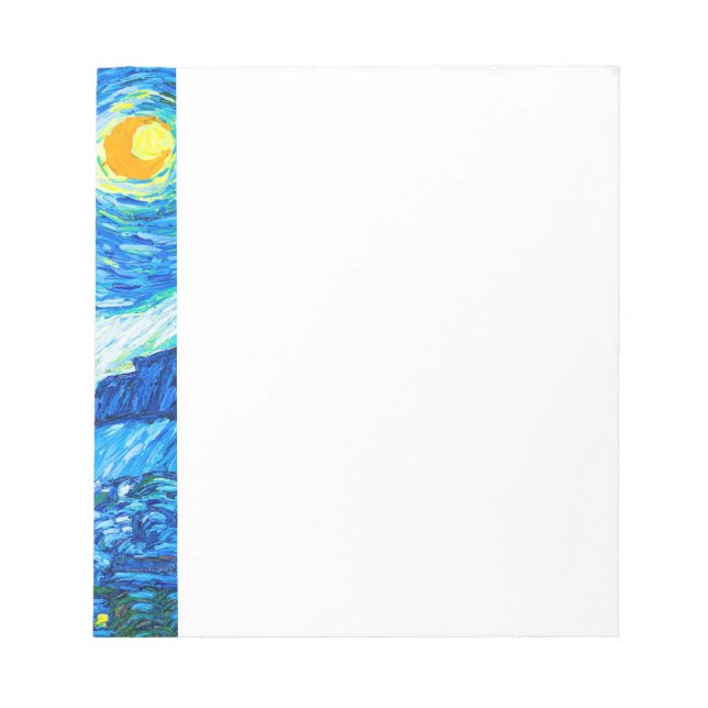 Van Gogh Starry Night Updated Notepad (Front)