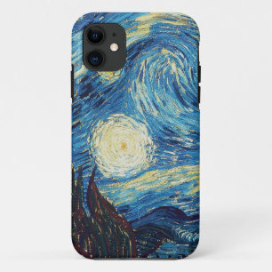 Van Gogh Starry Night Vintage Blue Masterpiece iPhone 11 Case