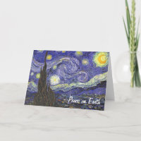 Van Gogh Starry Night, Vintage Christmas