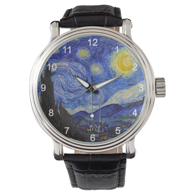 van Gogh “ Starry Night ” Watch (Front)