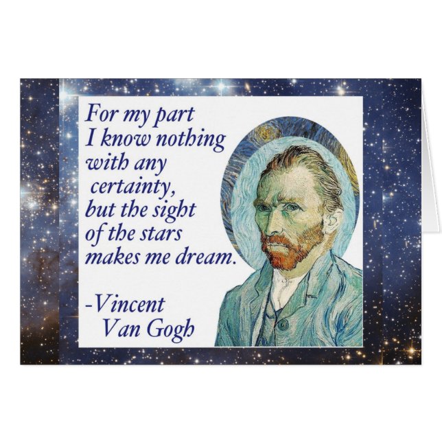 Van Gogh Stars Dream Card (Front Horizontal)